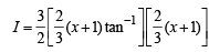 JEE Advanced (Fill in the Blanks): Indefinite Integrals | Chapter-wise Tests for JEE Main & Advanced