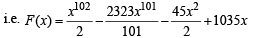 JEE Advanced (Subjective Type Questions): Applications of Derivatives - 2 | Chapter-wise Tests for JEE Main & Advanced