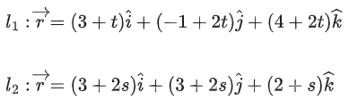 JEE Main Previous year questions (2021-23): Vector Algebra and Three Dimensional Geometry - 2