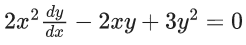 JEE Main Previous year questions (2021-23): Differential Equations