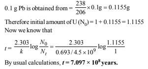 Subjective Type Questions: Chemical Kinetics & Nuclear Chemistry- 3 | JEE Advanced