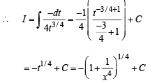 JEE Advanced (Fill in the Blanks): Indefinite Integrals | Chapter-wise Tests for JEE Main & Advanced