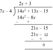 RD Sharma Solutions for Class 8 Math Chapter 8 - Division of Algebraic Expressions (Part-2) | RD Sharma Solutions for Class 8 Mathematics