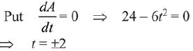 JEE Main Previous Year Questions (2016- 2025): Applications of Derivatives