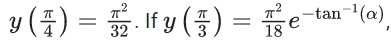 JEE Main Previous year questions (2021-23): Differential Equations