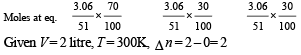 JEE Advanced (Subjective Type Questions): Equilibrium- 2 | Chapter-wise Tests for JEE Main & Advanced