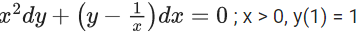 JEE Main Previous year questions (2021-23): Differential Equations