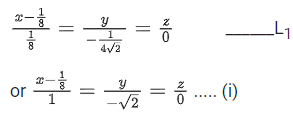 JEE Main Previous year questions (2021-23): Vector Algebra and Three Dimensional Geometry - 1