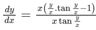 JEE Main Previous year questions (2021-23): Differential Equations
