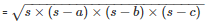 RD Sharma Solutions Ex-12.1, Heron`s Formula, Class 9, Maths | RD Sharma Solutions for Class 9 Mathematics