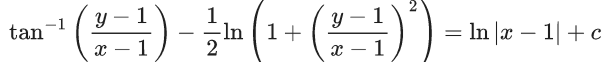 JEE Main Previous year questions (2021-23): Differential Equations