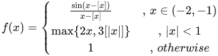 JEE Main Previous year questions (2021-23): Limits, Continuity and Differentiability