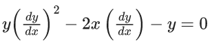 JEE Main Previous year questions (2021-23): Differential Equations