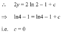 JEE Main Previous Year Questions (2016- 2025): Differential Equations