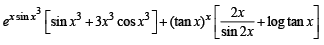 JEE Advanced (Subjective Type Questions): Differentiation | Chapter-wise Tests for JEE Main & Advanced