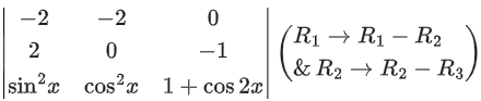 JEE Main Previous year questions (2021-23): Matrices and Determinants - 2