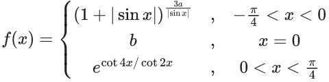 JEE Main Previous year questions (2021-23): Limits, Continuity and Differentiability
