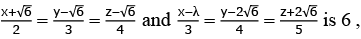 JEE Main Previous year questions (2021-23): Vector Algebra and Three Dimensional Geometry - 1