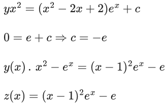 JEE Main Previous year questions (2021-23): Differential Equations