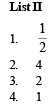 JEE Advanced (Matrix Match): Conic Sections | Chapter-wise Tests for JEE Main & Advanced