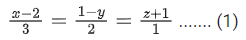 JEE Main Previous year questions (2021-23): Vector Algebra and Three Dimensional Geometry - 2