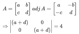 JEE Main Previous year questions (2021-23): Matrices and Determinants - 1