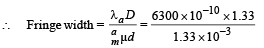 JEE Advanced (Subjective Type Questions): Ray & Wave Optics- 2 | Chapter-wise Tests for JEE Main & Advanced