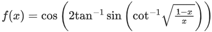 JEE Main Previous Year Questions (2021-23): Inverse Trigonometric Functions