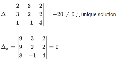 JEE Main Previous year questions (2021-23): Matrices and Determinants - 2