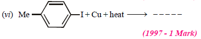 JEE Advanced (Subjective Type Questions): Haloalkanes & Haloarenes | Chapter-wise Tests for JEE Main & Advanced