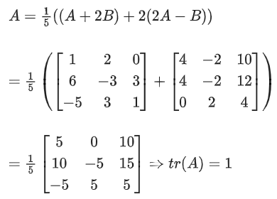 JEE Main Previous year questions (2021-23): Matrices and Determinants - 2