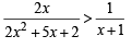 JEE Advanced (Subjective Type Questions): Quadratic Equation & Inequalities (Inequalities) | Chapter-wise Tests for JEE Main & Advanced