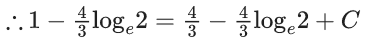 JEE Main Previous year questions (2021-23): Differential Equations