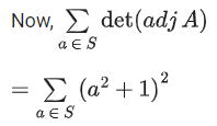 JEE Main Previous year questions (2021-23): Matrices and Determinants - 1