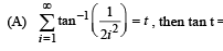 JEE Advanced (Matrix Match): Inverse Trigonometric Functions | Chapter-wise Tests for JEE Main & Advanced