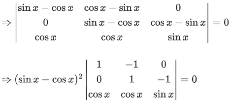 JEE Main Previous year questions (2021-23): Matrices and Determinants - 2