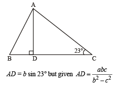 JEE Advanced (Fill in the Blanks): Properties of Triangle | Chapter-wise Tests for JEE Main & Advanced