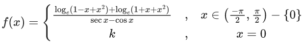 JEE Main Previous year questions (2021-23): Limits, Continuity and Differentiability