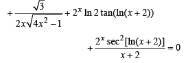 JEE Advanced (Subjective Type Questions): Differentiation | Chapter-wise Tests for JEE Main & Advanced