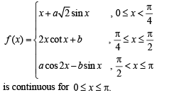 JEE Advanced (Subjective Type Questions): Limits, Continuity & Differentiability | Chapter-wise Tests for JEE Main & Advanced