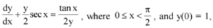 JEE Main Previous Year Questions (2016- 2025): Differential Equations