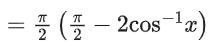 JEE Main Previous Year Questions (2021-23): Inverse Trigonometric Functions