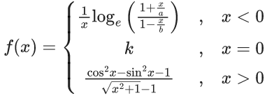 JEE Main Previous year questions (2021-23): Limits, Continuity and Differentiability