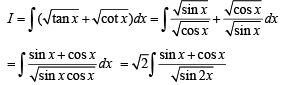 JEE Advanced (Fill in the Blanks): Indefinite Integrals | Chapter-wise Tests for JEE Main & Advanced