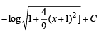 JEE Advanced (Fill in the Blanks): Indefinite Integrals | Chapter-wise Tests for JEE Main & Advanced