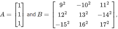 JEE Main Previous year questions (2021-23): Matrices and Determinants - 1