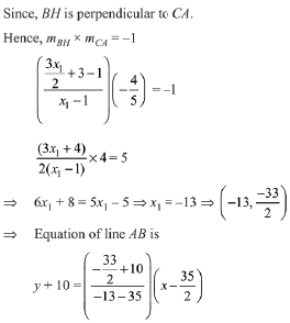 JEE Main Previous Year Questions (2016- 2025): Straight Lines and Pair of Straight Lines