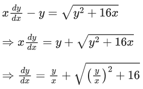 JEE Main Previous year questions (2021-23): Differential Equations