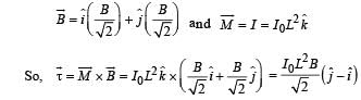 JEE Advanced (Subjective Type Questions): Moving Charges & Magnetism | Chapter-wise Tests for JEE Main & Advanced