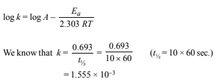 JEE Advanced (Subjective Type Questions): Chemical Kinetics & Nuclear Chemistry- 1 | Chapter-wise Tests for JEE Main & Advanced